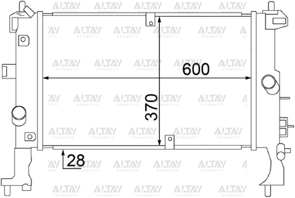 Opel Meriva Su Radyatörü Radyatör Su A Z13dtj - - -z17dth M-t OEM 1300260 Opel Meriva Su Radyatörü Radyatör Su A Z13dtj - - -z17dth M-t OEM 1300260